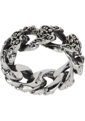 Emanuele Bicocchi Floral Chain Motif Ring