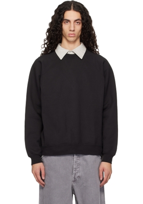 Lady White Co. Black Heavy Gusset Crewneck Sweatshirt