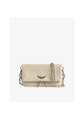 Womens Zadig&Voltaire Rock Nano Leather Clutch Bag