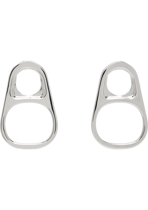 Jean Paul Gaultier 'The Silver-Toned Ring-Pull' Earrings