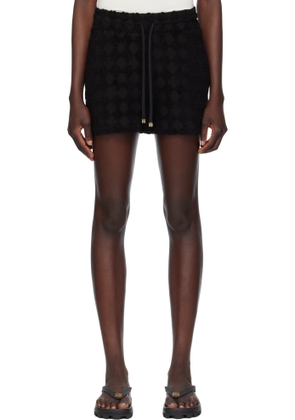 AMIRI Black MA Quad Toweling Shorts