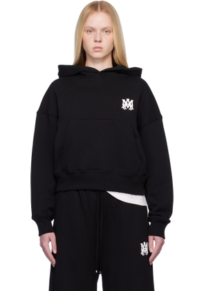 AMIRI Black MA Core Logo Hoodie