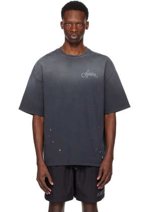 AMIRI Gray 'AMIRI Design Studio' T-shirt