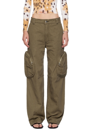 Eckhaus Latta Khaki Cargo Jeans