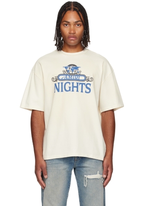 AMIRI Off-White 'AMIRI Nights' Oversized T-shirt