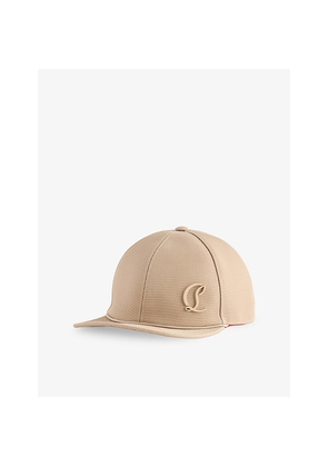 Mens Christian Louboutin Mooncrest Active Tech-Canvas Baseball Cap