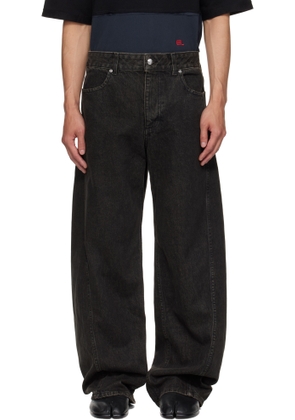 Eckhaus Latta Gray Bend Jeans