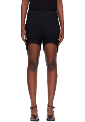 ISSEY MIYAKE Black Knit 'As It Is' Shorts