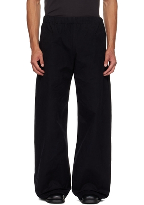 EGONlab Black Drawstring Track Pants