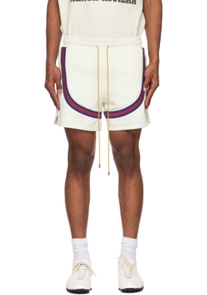 Rhude White Crest Veille Track Shorts