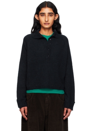 Cordera Navy Baby Alpaca Sweater