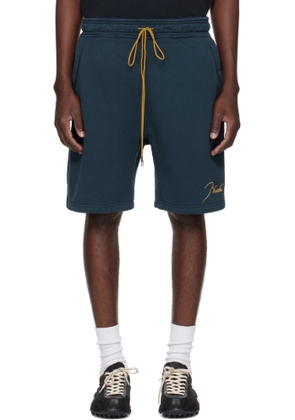 Rhude Navy Classique Sweat Shorts