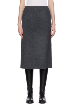 Nothing Written Gray Sander Midi Skirt