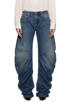 Jean Paul Gaultier Blue Oversize Fit Jeans
