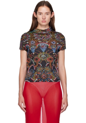 PLEATS PLEASE ISSEY MIYAKE Black June Light Festival T-shirt