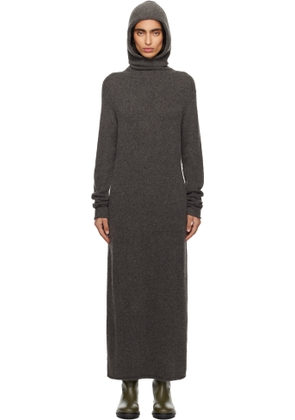 Lauren Manoogian Gray Soft Balaclava Maxi Dress