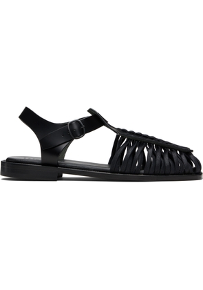 HEREU Black Alaro Sandals