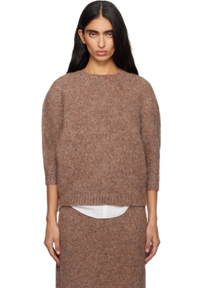 Lauren Manoogian Beige Loft Baby Crewneck Sweater