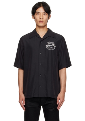 AMIRI Black 'Hollywood Auto' Bowling Shirt