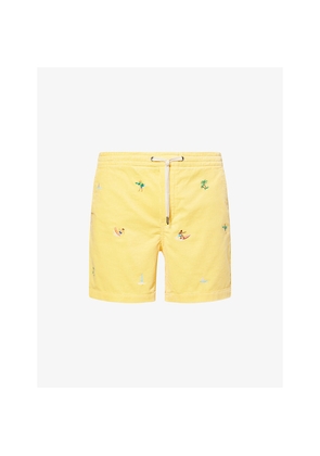 Mens Polo Ralph Lauren Corduroy Embroidered Cotton Shorts