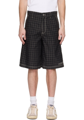 AMIRI Black MA Quad Work Shorts