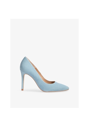 Womens LK Bennett Fern Suede Heeled Courts