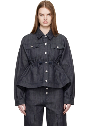 Cecilie Bahnsen Navy CBcandida Denim Jacket