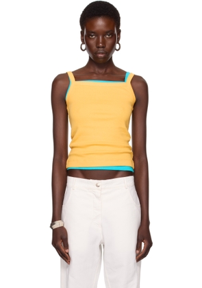 FLORE FLORE SSENSE Exclusive Yellow May Camisole