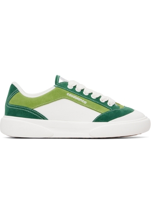 Casablanca White & Green 'Del Mar' Sneakers
