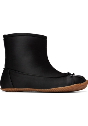 ABRA Black Satin Baby Boots