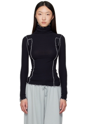 Baserange Navy Omato Turtleneck