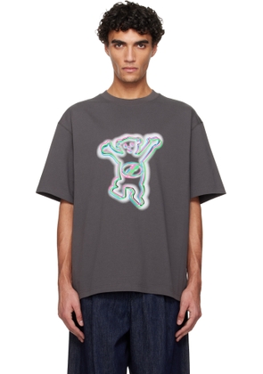 We11done Gray Colorful Teddy T-shirt