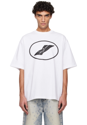 We11done White Smile Logo T-shirt