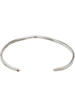 title of work Beaten Bar Ruby Cuff Bracelet