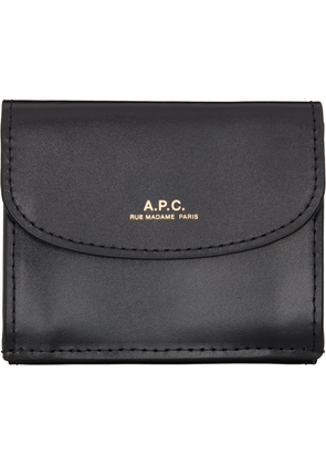 A. P.C. Black Trifold Genève Wallet