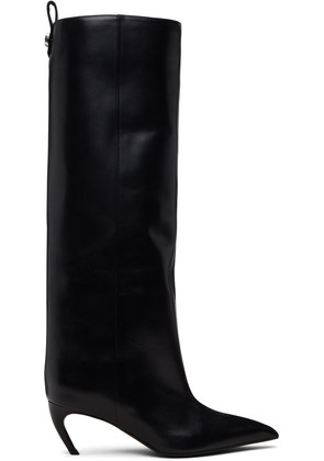 The Attico Black Lea Tall Boots