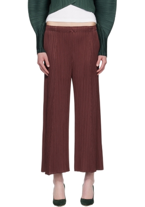 PLEATS PLEASE ISSEY MIYAKE Brown Monthly Colors November Trousers