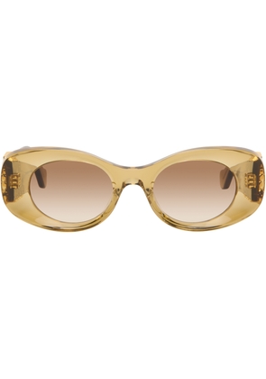 LOEWE Brown Anagram Sunglasses