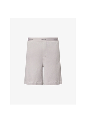 Mens Calvin Klein Modern Terry Cotton-Jersey Shorts