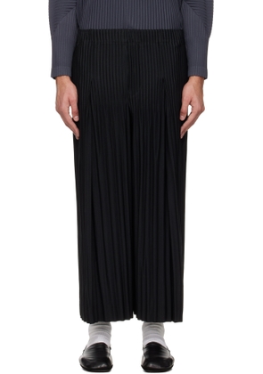 HOMME PLISSÉ ISSEY MIYAKE Black Monthly Colors December Trousers