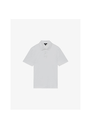 Mens Reiss Earl Airwater Slim-Fit Cotton Polo