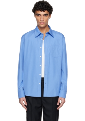 A. P.C. Blue Organic Cotton Shirt