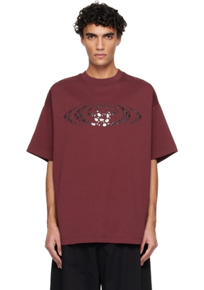 Casablanca Red Pebble Logo Oversized T-shirt