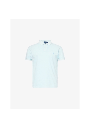 Mens Polo Ralph Lauren Embroidered-Logo Cotton-Pique Polo Shirt