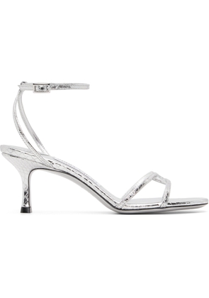 Jimmy Choo Silver 1998 Leo 65 Heeled Sandals