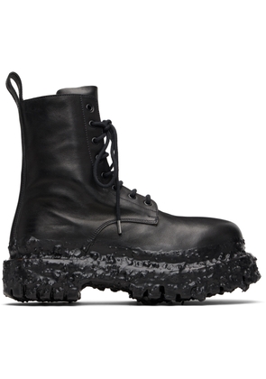 A DICIANNOVEVENTITRE Black Octa Combat Boots