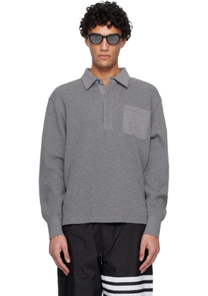 Thom Browne Gray Rugby Polo