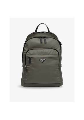 Mens Prada Re-Nylon and Saffiano Leather Backpack