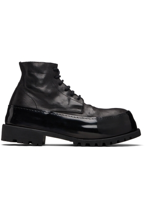 A DICIANNOVEVENTITRE Black Horse CMB1 Mid Ankle Boots