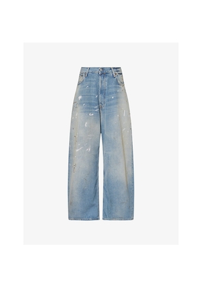 Mens Acne Studios Trafalgar Wide-Leg Denim Jeans
